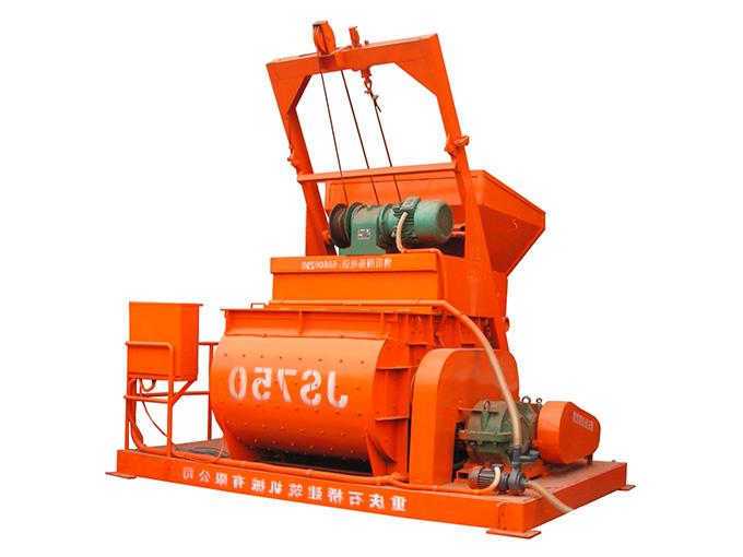 Shanghai JS750 double horizontal shaft forced mixer